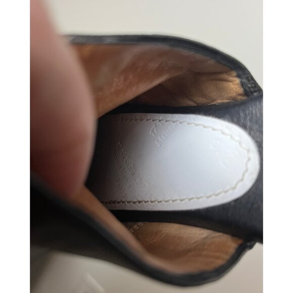 RARE MARGIELA LINE 22 OPEN TOE KNEE HIGH HEELED BOOTS 5 - Picture 9 of 10